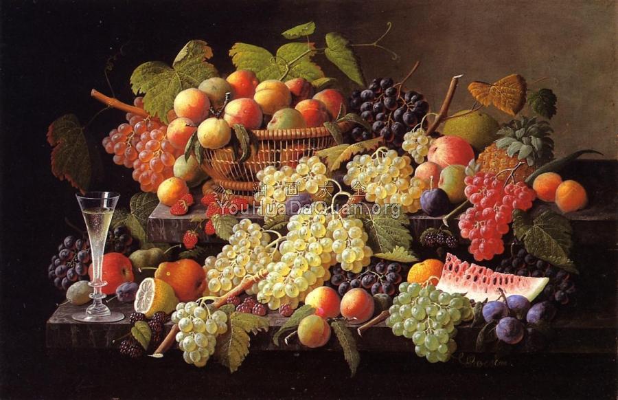 Still Life with Fruit - 塞维林·罗森